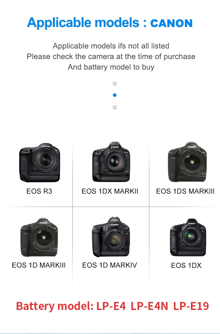 2700mAh Replacement LP-E19 Battery Pack