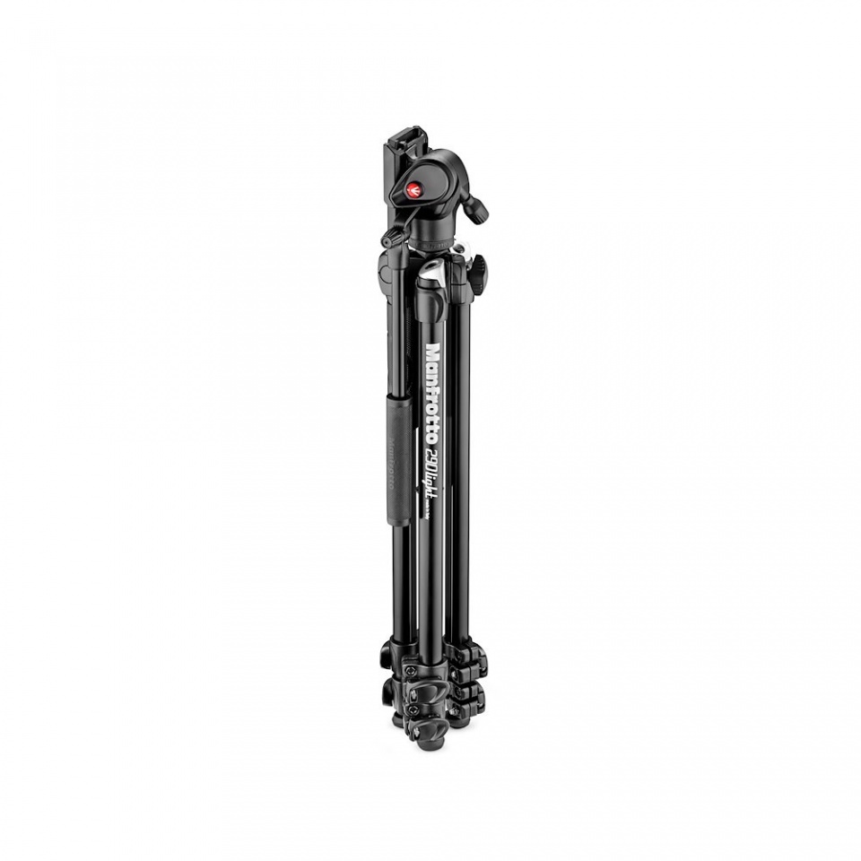 Manfrotto MK290LTA3-V 290 Light Aluminium Tripod With Befree Live Fluid Video Head
