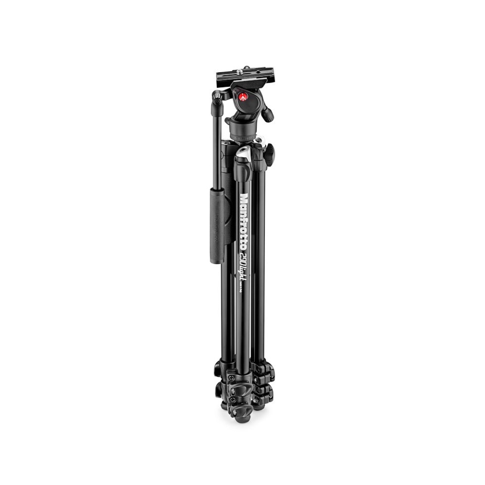 Manfrotto MK290LTA3-V 290 Light Aluminium Tripod With Befree Live Fluid Video Head