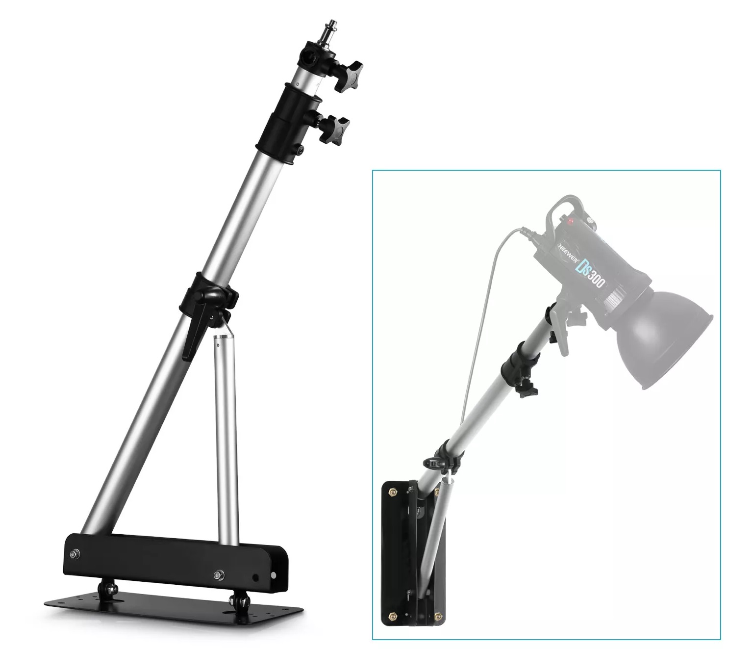 NiceFoto WB 1250 Wall Mount Boom Arm (75-120cm)