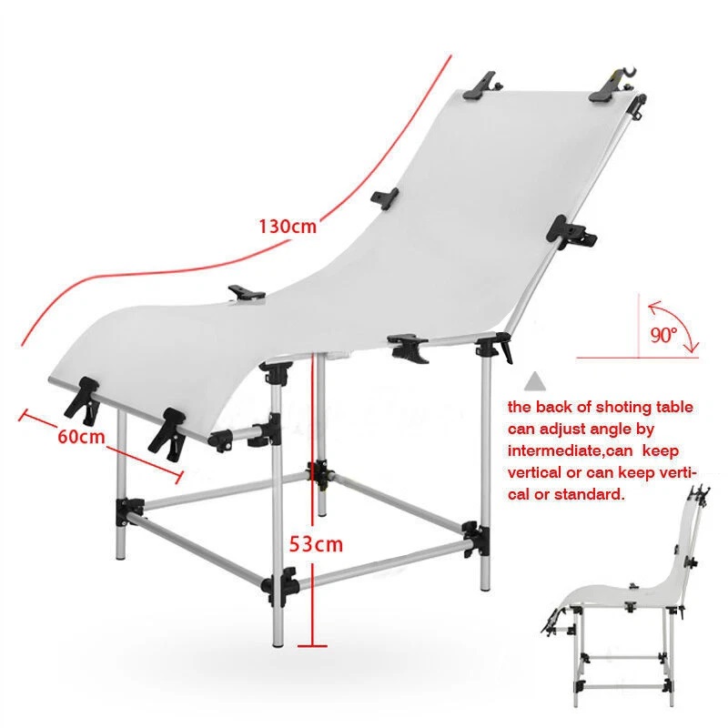 NiceFoto B-613C Folding Portable Shooting Photo Table (60x130cm)