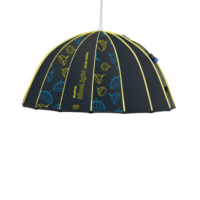 NiceFoto DF80-1000A 100W Bi-Color Umbrella Light(With Grid)