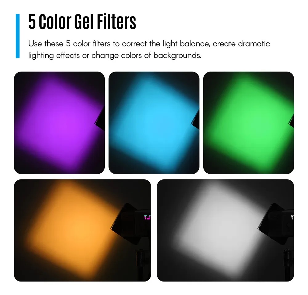 NiceFoto SN-32 Barndoor Filter Kit For BJ-600A BJ-600B