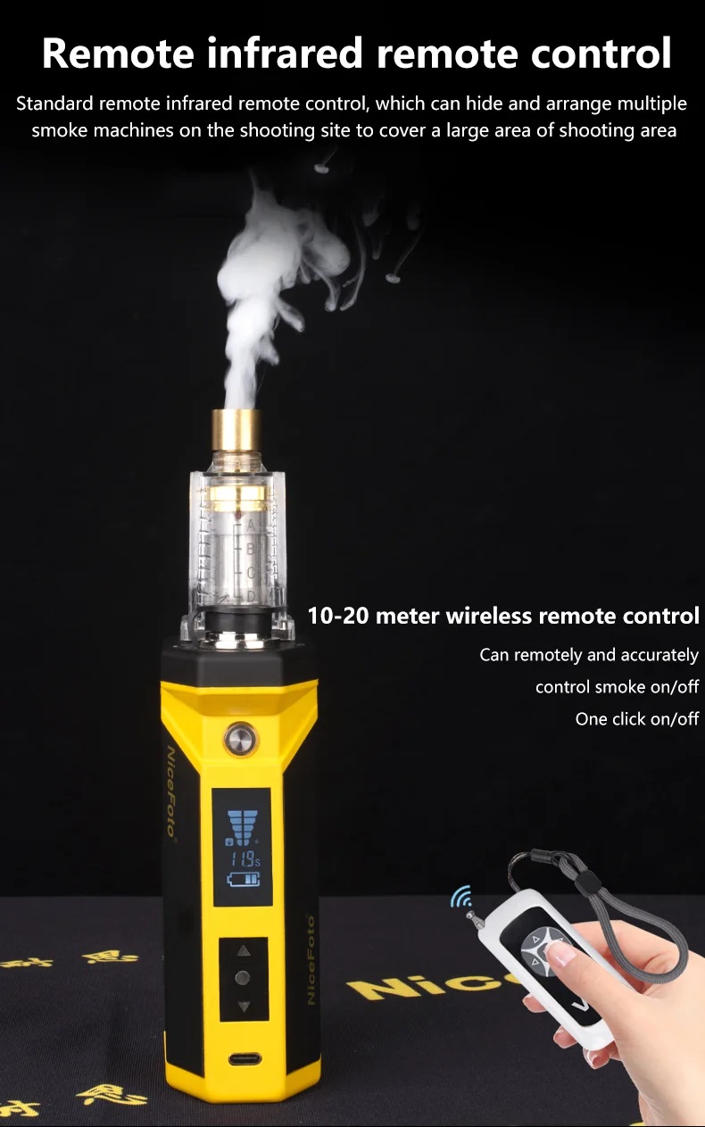 NiceFoto Fog-101 Portable Hand-Held Fog Machine