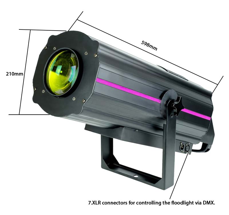350W LED High Power LED Stage Follow Spot Light