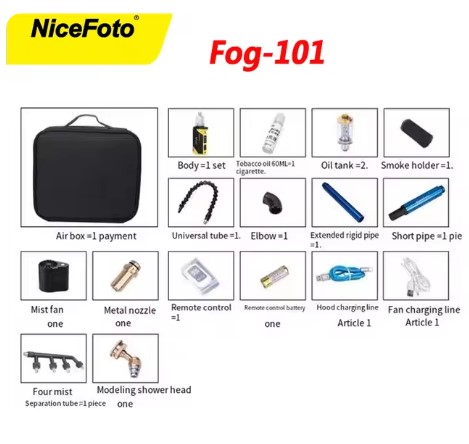 NiceFoto Fog-101 Portable Hand-Held Fog Machine