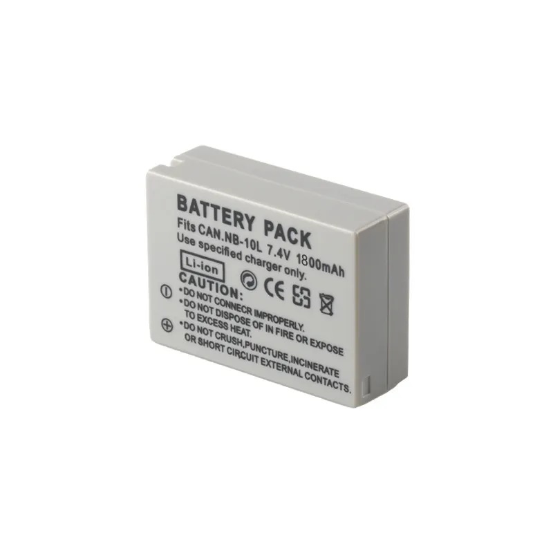 NB-10L Camera Battery for Canon SX40 HS SX40HS SX50 HS SX50HS G1 X G1X G15 G16 SX60 HS G3X