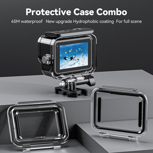 TELESIN Protective Waterproof Case Set for GoPro HERO13/12/11/10/9