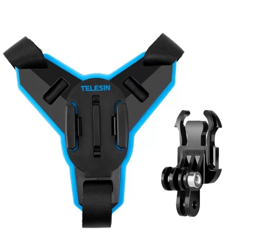 TELESIN Motorcycle Helmet Chin Strap Mount