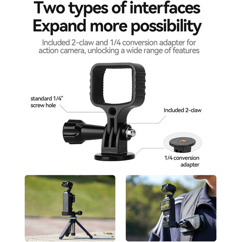 TELESIN Metal Extension Frame for DJI Pocket 3