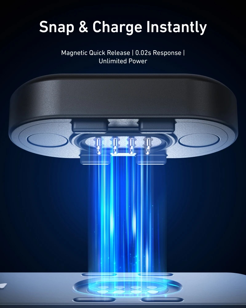 TELESIN Magnetic Door And Power Cable Kit for Hero 13/12/11/10/9