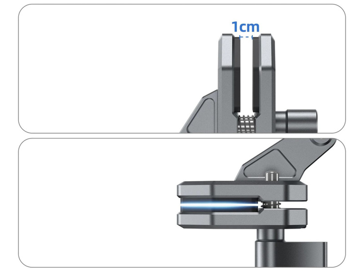 TELESIN Windshield Clamp Mount