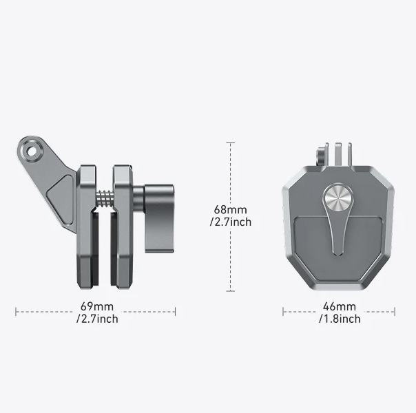 TELESIN Windshield Clamp Mount