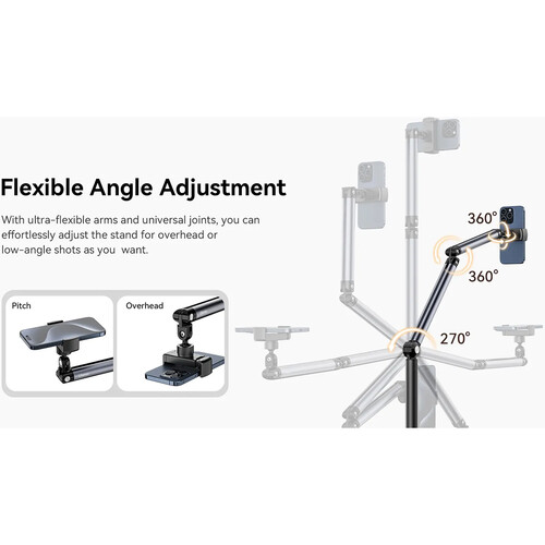 Ulanzi TH07 Overhead Adjustable Phone Floor Stand