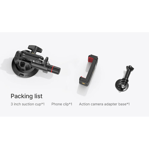 Ulanzi SC-01 Heavy-Duty Suction Cup Mount for Camera/Phone (3")