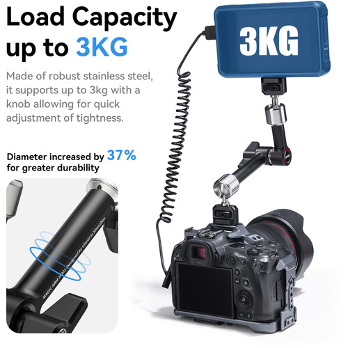 Ulanzi R011a 10 Inch Magic Arm with Crab Clamp Kit