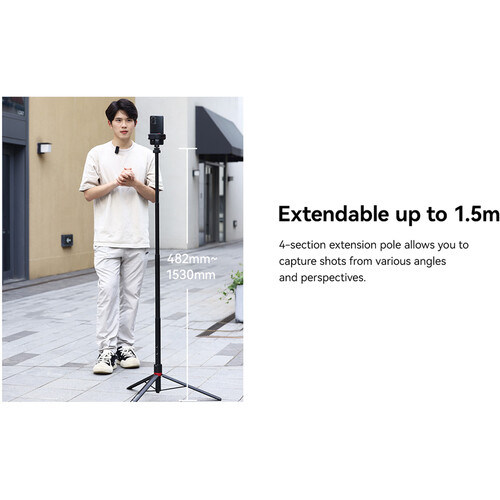 Ulanzi AT-01 1.5m Extendable Selfie Light Stand Tripod