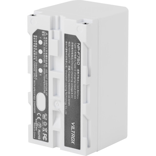 VILTROX NP-F750 Rechargeable Lithium-Ion Battery with USB-C Charging Port