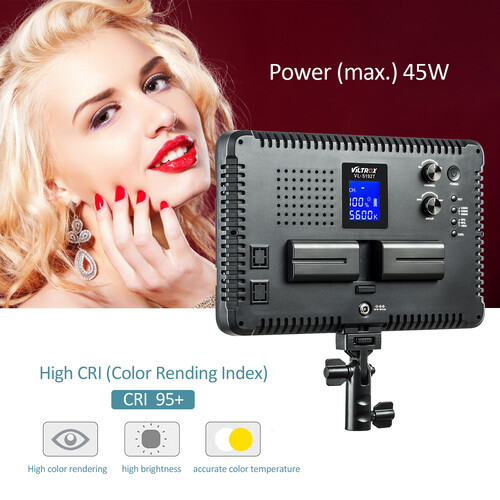 VILTROX VL-S192T 45W Bi-Color LED Video Light (3 Pack)
