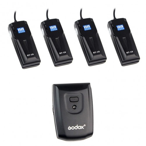 تريقر قودكس للاستديوات Godox RT-16 مرسل واحد و 4 مستقبل 