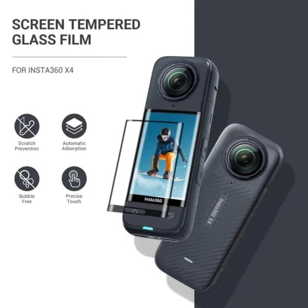 Insta360 X4/X5 Tempered Glass Screen Protector