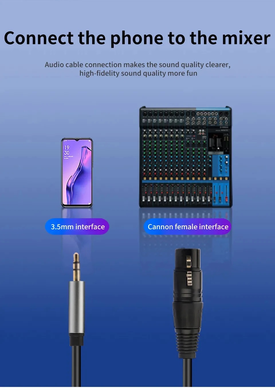 XLR to 3.5mm Audio Cable Microphone Balanced Analog Audio Cord XLR Female to AUX 3.5mm Jack for Computer Phone Speaker Amplifier 5M XLR to 3.5mm Audio Cable Microphone Balanced Analog Audio Cord XLR Female to AUX 3.5mm Jack for Computer Phone Speaker Amplifier 5M