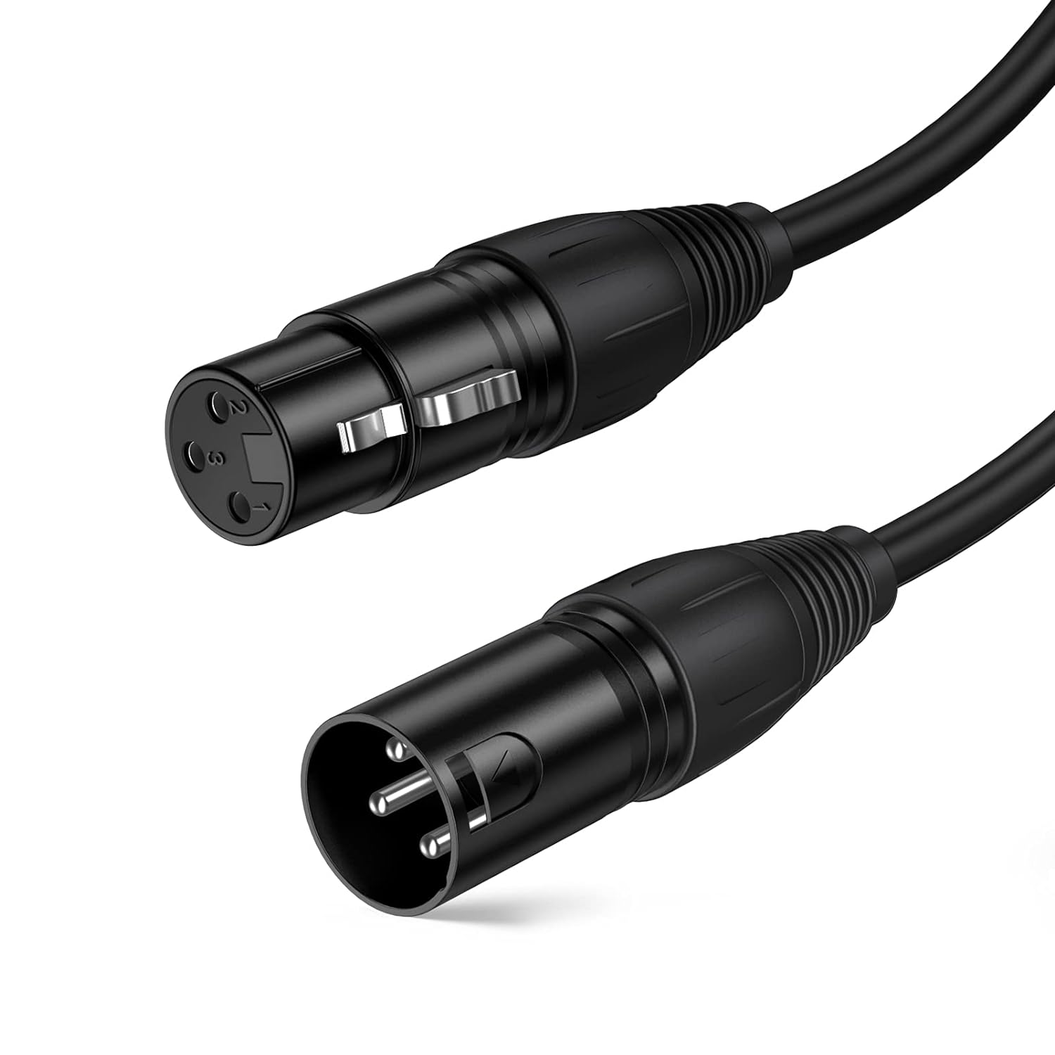 Cable XLR Cable, XLR Male to XLR Female Balanced 3 PIN Microphone Cable Black 3M Cable XLR Cable, XLR Male to XLR Female Balanced 3 PIN Microphone Cable Black 3M