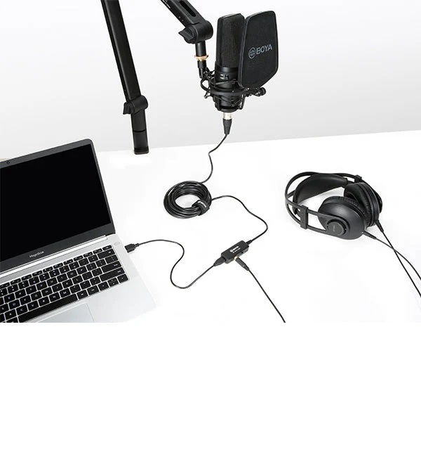 BOYA BY-BCA7 Pro XLR to Lightning & USB-A & Type-C Connectors Microphone Cable