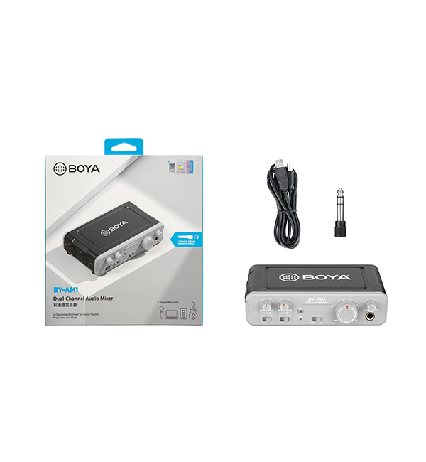 BOYA BY-AM1 Dual-Channel Audio Mixer