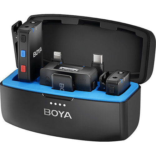 BOYA BOYAMIC 2-Person Wireless Microphone System for Cameras and Mobile Devices BOYA BOYAMIC 2-Person Wireless Microphone System for Cameras and Mobile Devices