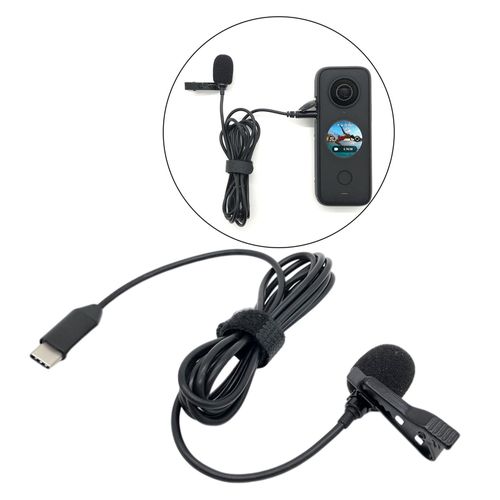Lavalier Microphone Mini Mic Audio Recording for Insta360 X3 / x2
