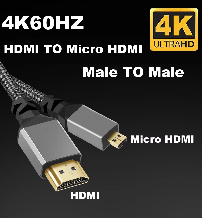 4K UHD HDMI TO MICRO HDMI 1M Cable