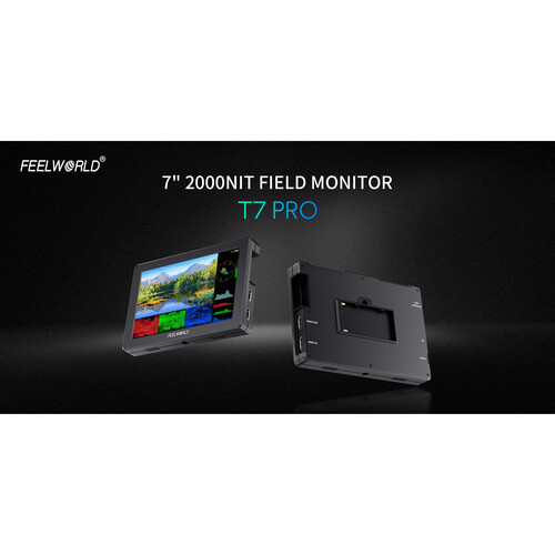 FeelWorld T7 PRO 7" High-Bright HDMI On-Camera Monitor with 3D LUTs