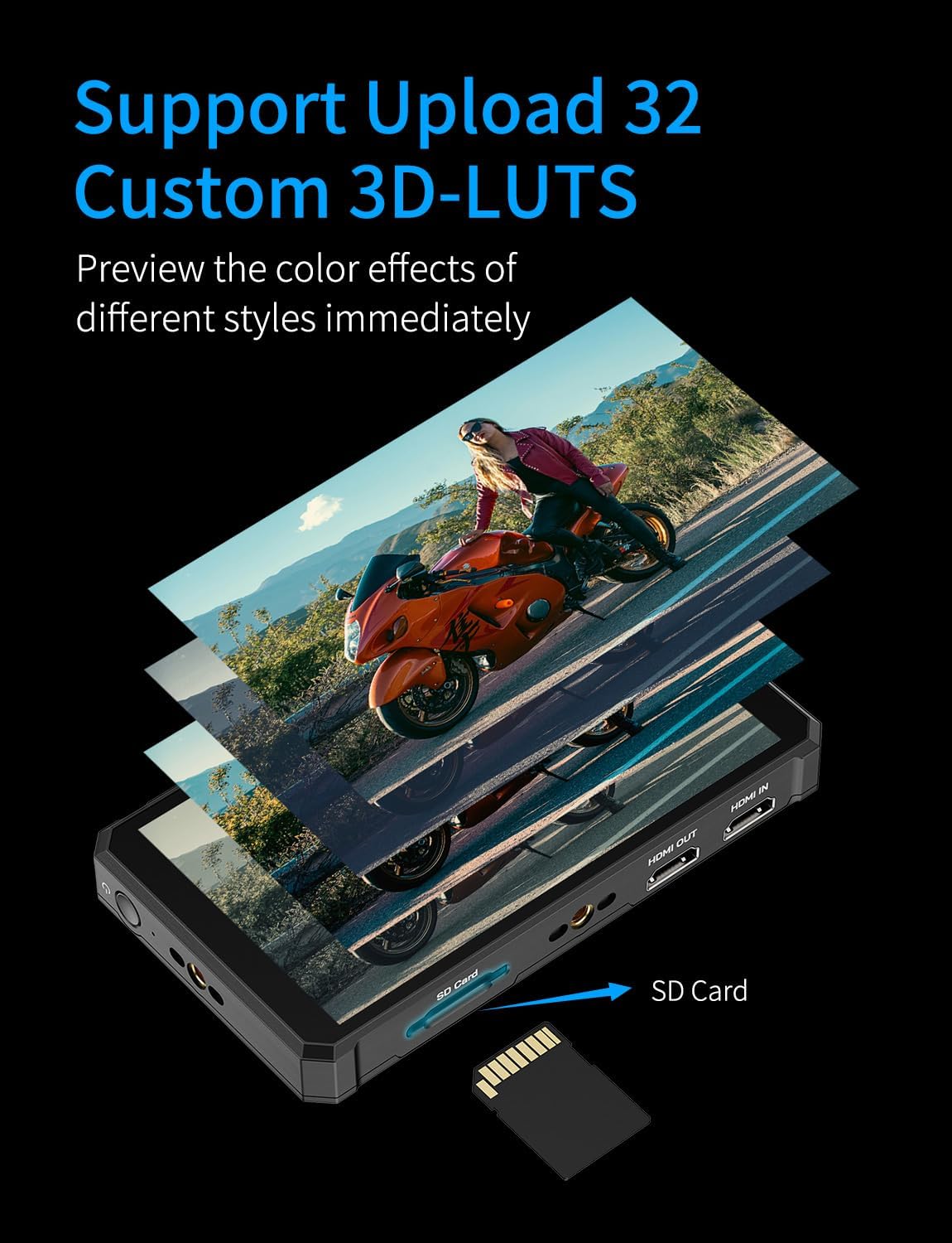 FeelWorld PS6 5.5" OLED Vertical Horizontal On-Camera Monitor