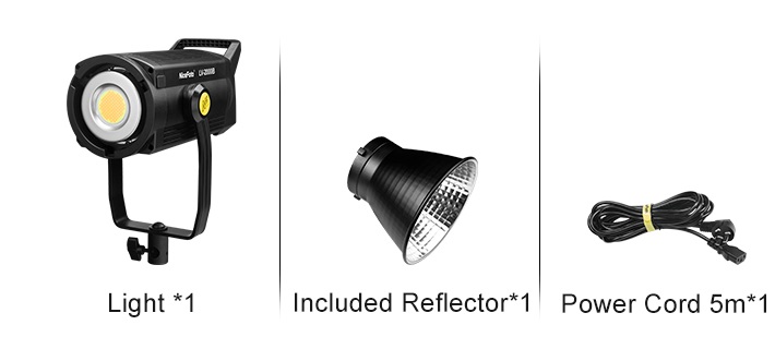 NiceFoto HC-2000A.Pro 200W Bi-Color COB LED Video Light