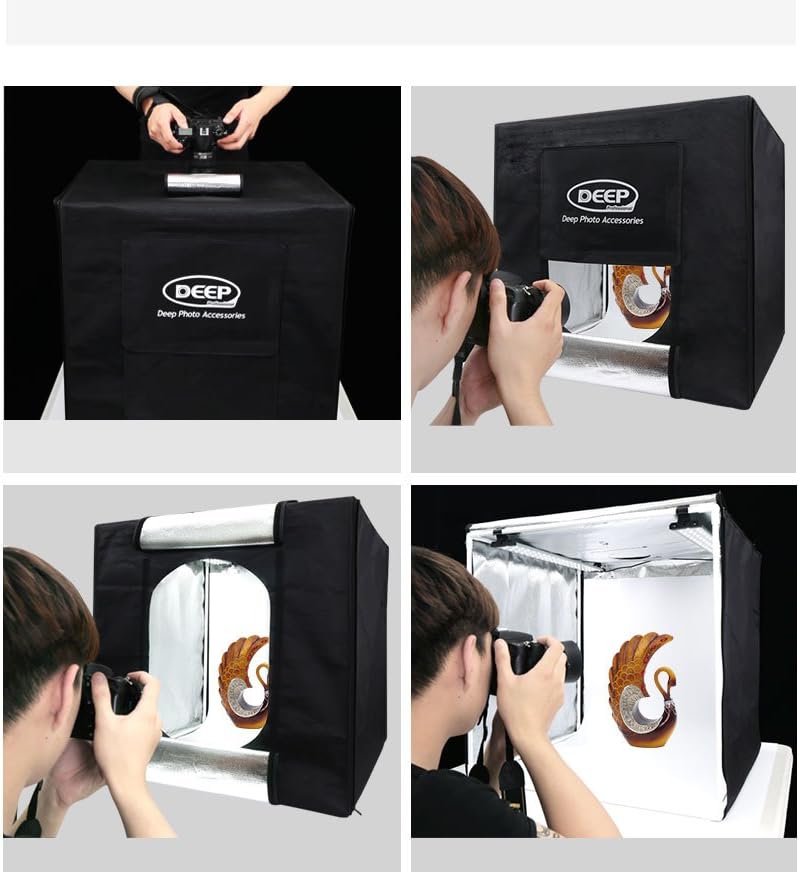 DEEP LED Studio-in-a-Box 80x80cm Bi-Color 3200K-5600K