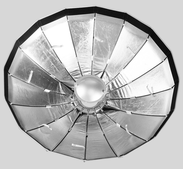 NiceFoto Quick Set Up Beauty Dish Softbox (With Grid) 65cm