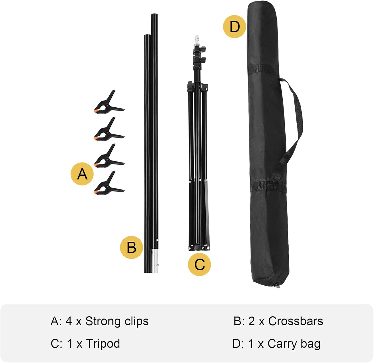 Selens T Type Background Stand 150*200cm / PVC Chroma Stand