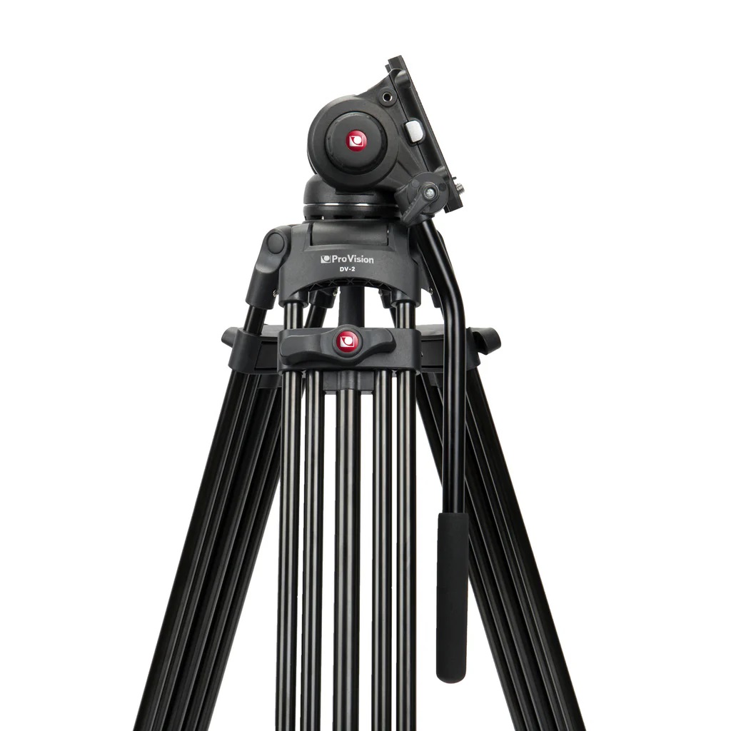 Provision Professional DV-2 Video Tripod kit With Fluid Head And Bag