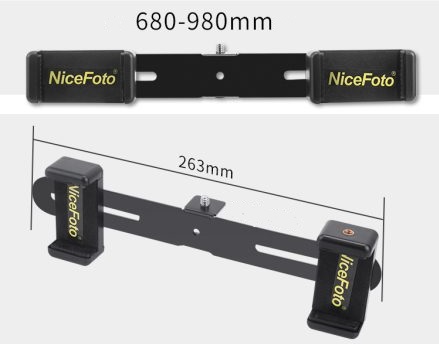 Nicefoto LS-17 Light Stand with clamp for Mobile 2m