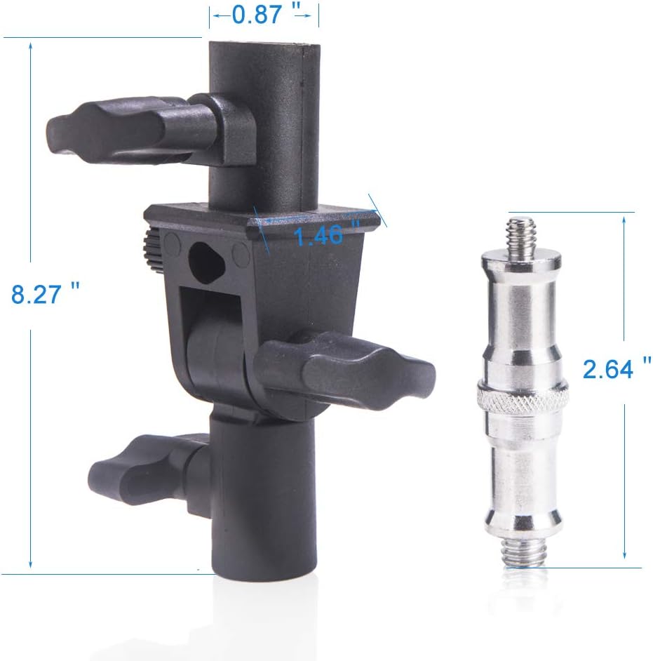 Mount Umbrella Holder with U Shape Tilt Adapter for Studio Light Stand