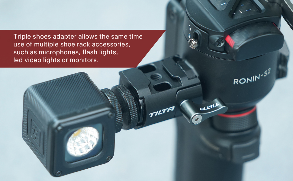 tilta Side Mounted Cold Shoe Adapter