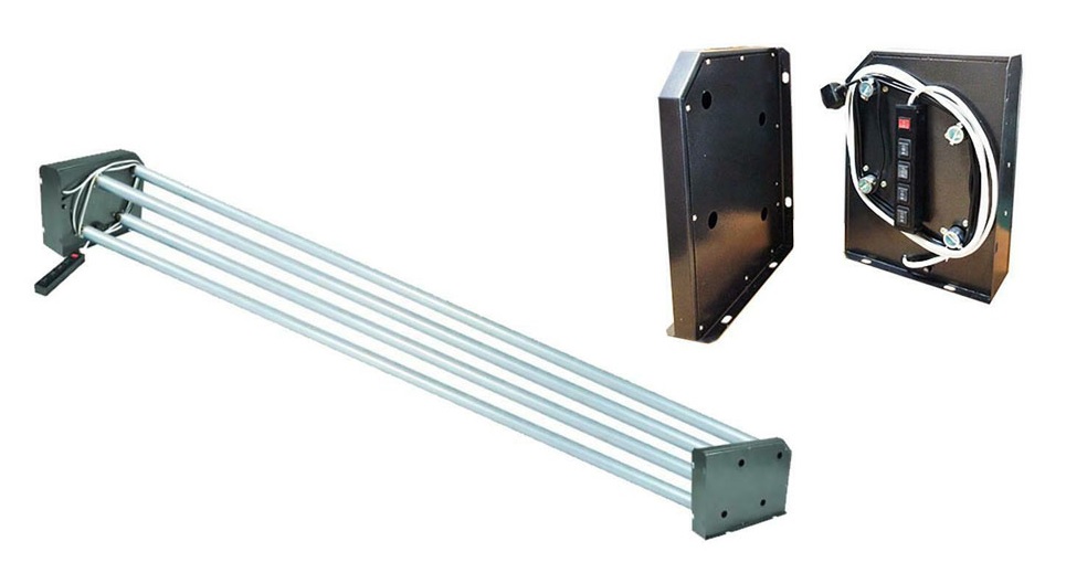 NiceFoto S-04 Electric/4 Roller Background Support System 3m - حامل 4 خلفيات كهربائي عرض 3 متر