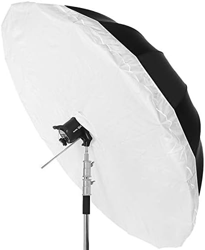 NiceFoto DEEP Transparent Umbrella Black/White BW-Ø65″(170cm)