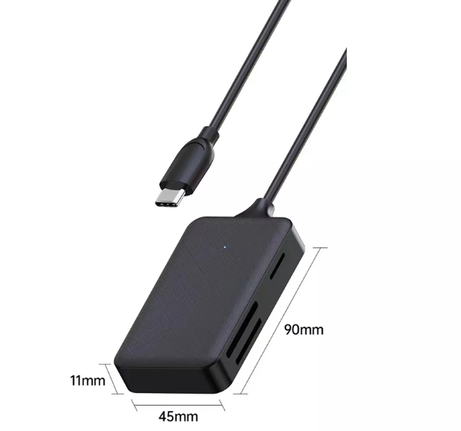 4in1 USB/Type C SD Micro SD TF CF MS Memory Card Reader Adapter