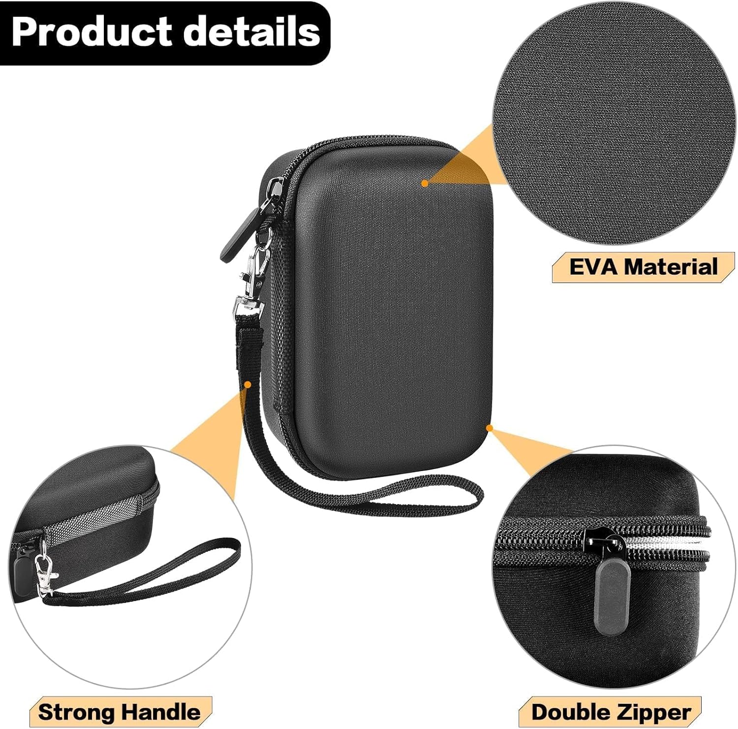 Digital Camera Case for Vlogging Camera for Canon PowerShot G7X Mark II/III/Sony ZV-1/ZV-1F/ZV-1 II