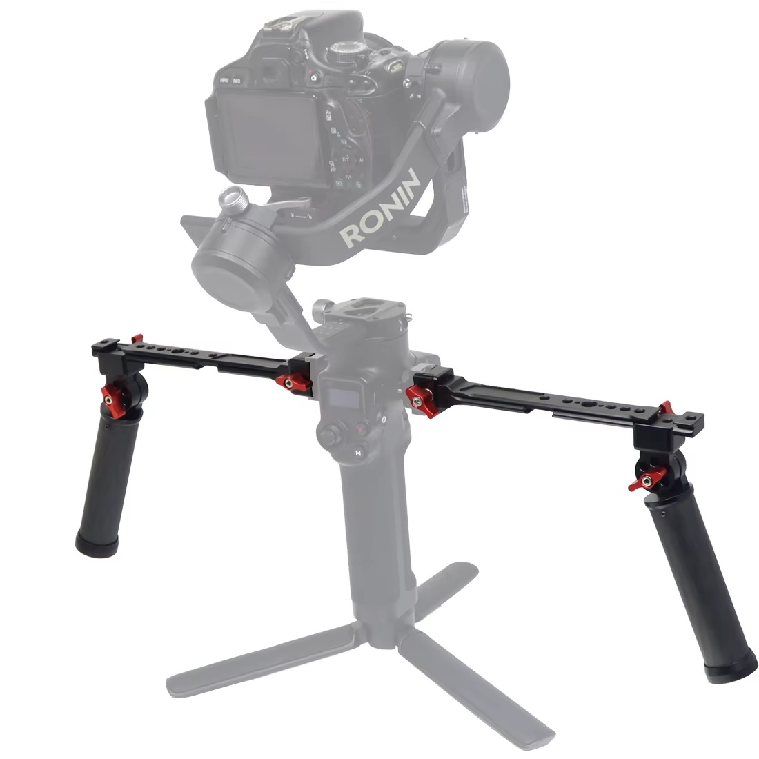 Stabilizer Dual Handle Grip Extension Arm Adjustable Light Monitor Bracket Stand For RS2/RSC2/RS3 Mini/RS3/RS4 Pro Stabilizer Dual Handle Grip Extension Arm Adjustable Light Monitor Bracket Stand For RS2/RSC2/RS3 Mini/RS3/RS4 Pro