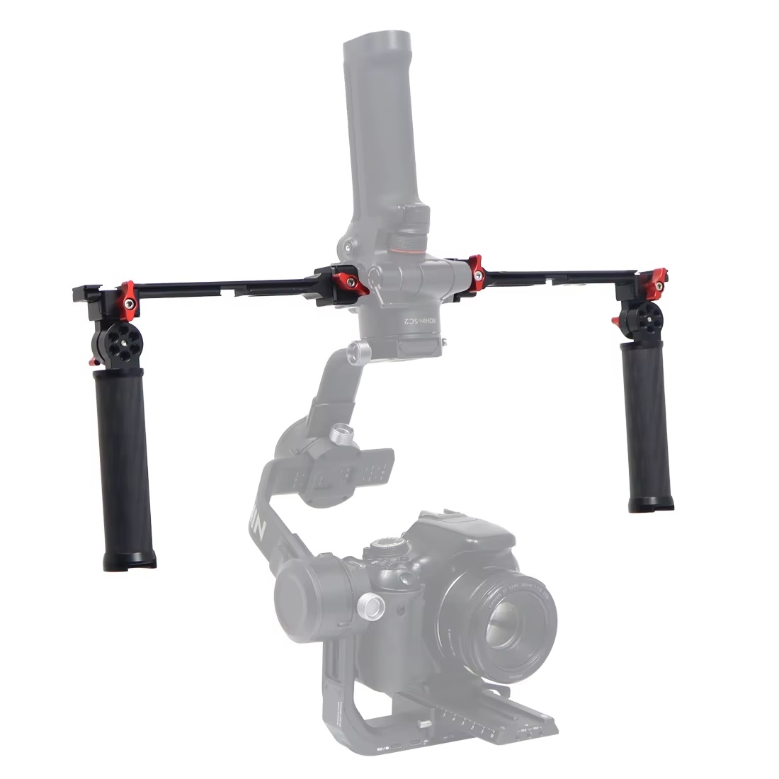 Stabilizer Dual Handle Grip Extension Arm Adjustable Light Monitor Bracket Stand For RS2/RSC2/RS3 Mini/RS3/RS4 Pro Stabilizer Dual Handle Grip Extension Arm Adjustable Light Monitor Bracket Stand For RS2/RSC2/RS3 Mini/RS3/RS4 Pro