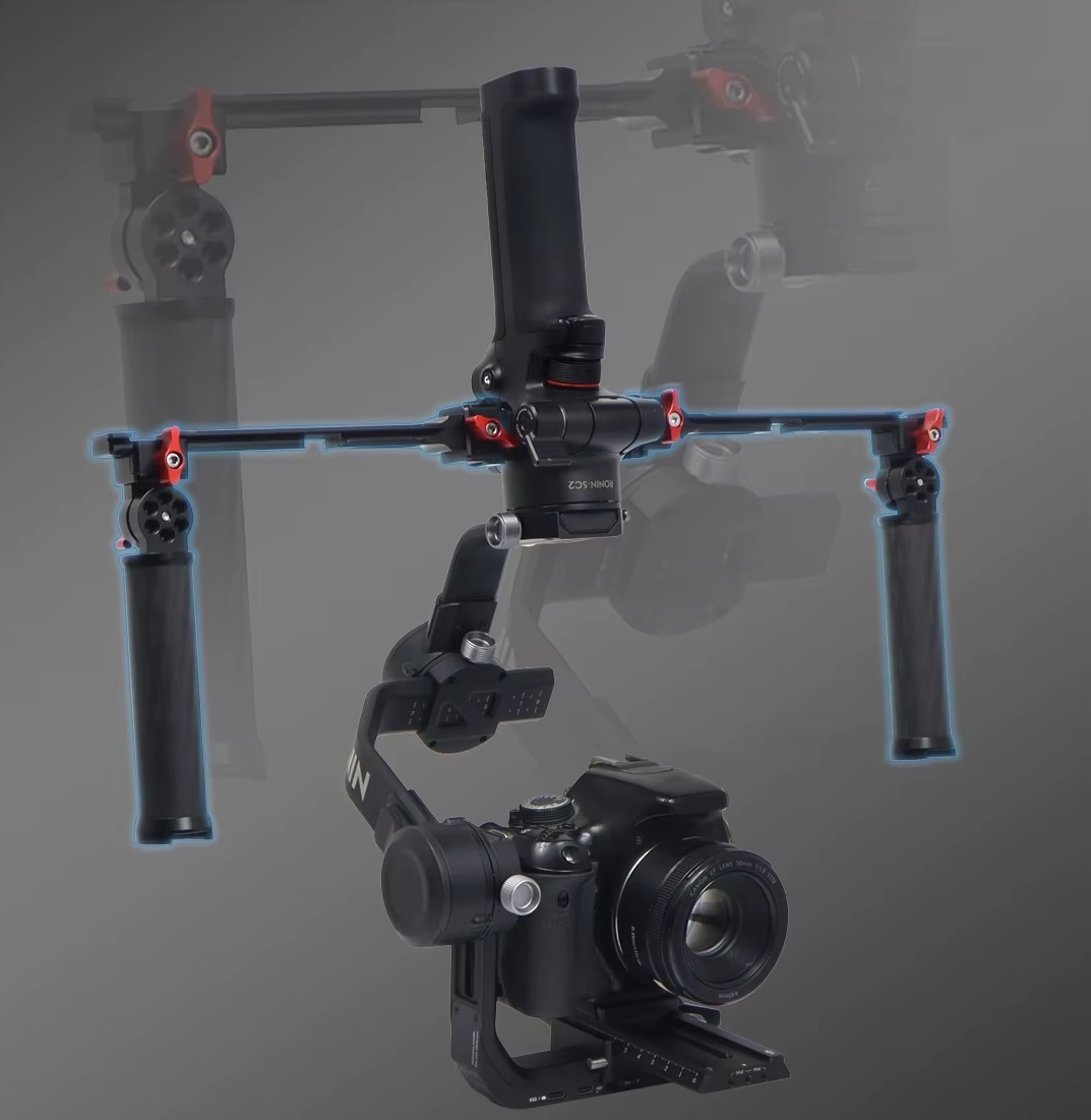 Stabilizer Dual Handle Grip Extension Arm Adjustable Light Monitor Bracket Stand For RS2/RSC2/RS3 Mini/RS3/RS4 Pro Stabilizer Dual Handle Grip Extension Arm Adjustable Light Monitor Bracket Stand For RS2/RSC2/RS3 Mini/RS3/RS4 Pro