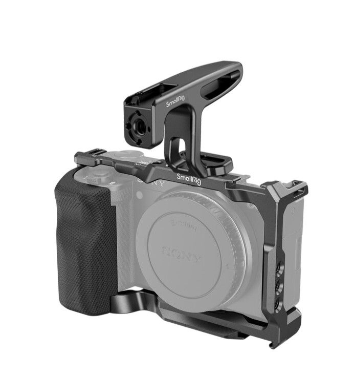 SmallRig Camera Cage with Mini Top Handle Kit for Sony ZV-E10